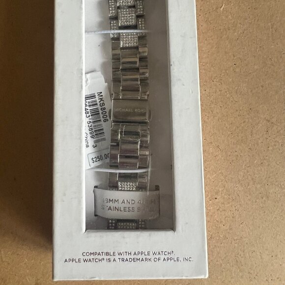 Authentic Michael Kors Apple stainless Steel Watch Band, 38 mm - 40 mm - Picture 5 of 6